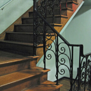 Barandilla interior forja negra serie Atelier